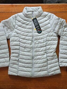 32 Degrees-Women's small, light gray, lightweight down, puffer jacket